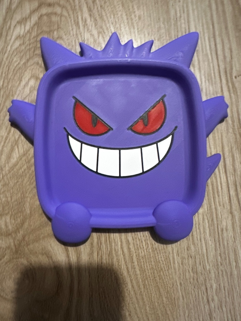 Spooky Purple Monster Desk Tray - 3D Printed Catch-All Dish